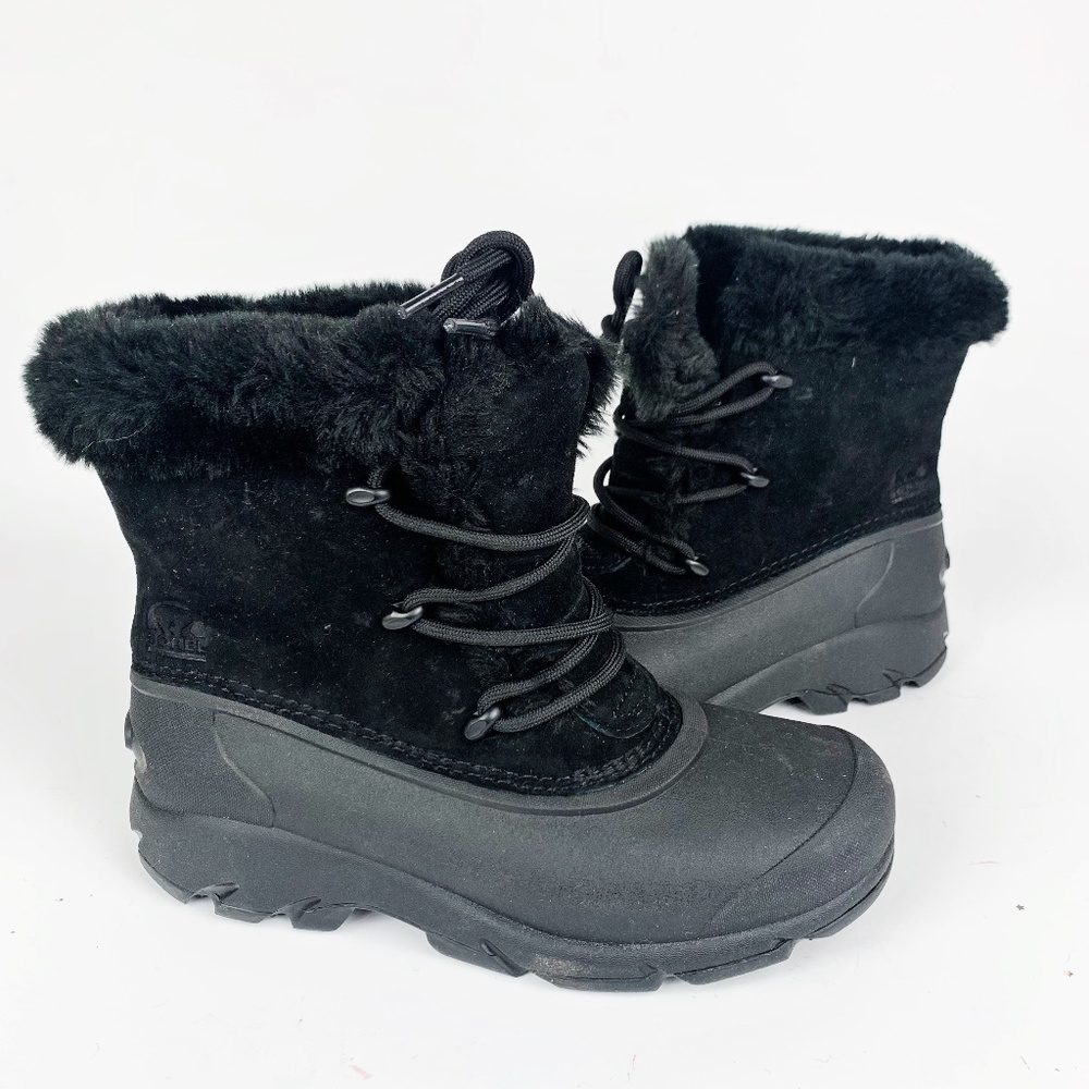 SOREL Snow Angel Lace Up Waterproof Winter Boots Women's Faux Fur SZ 6 NEW - Picture 3 of 14